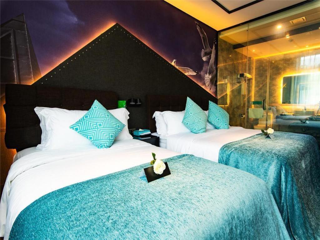 Xana Hotelle-Hotel Luzhou Baizitu Square Exterior foto